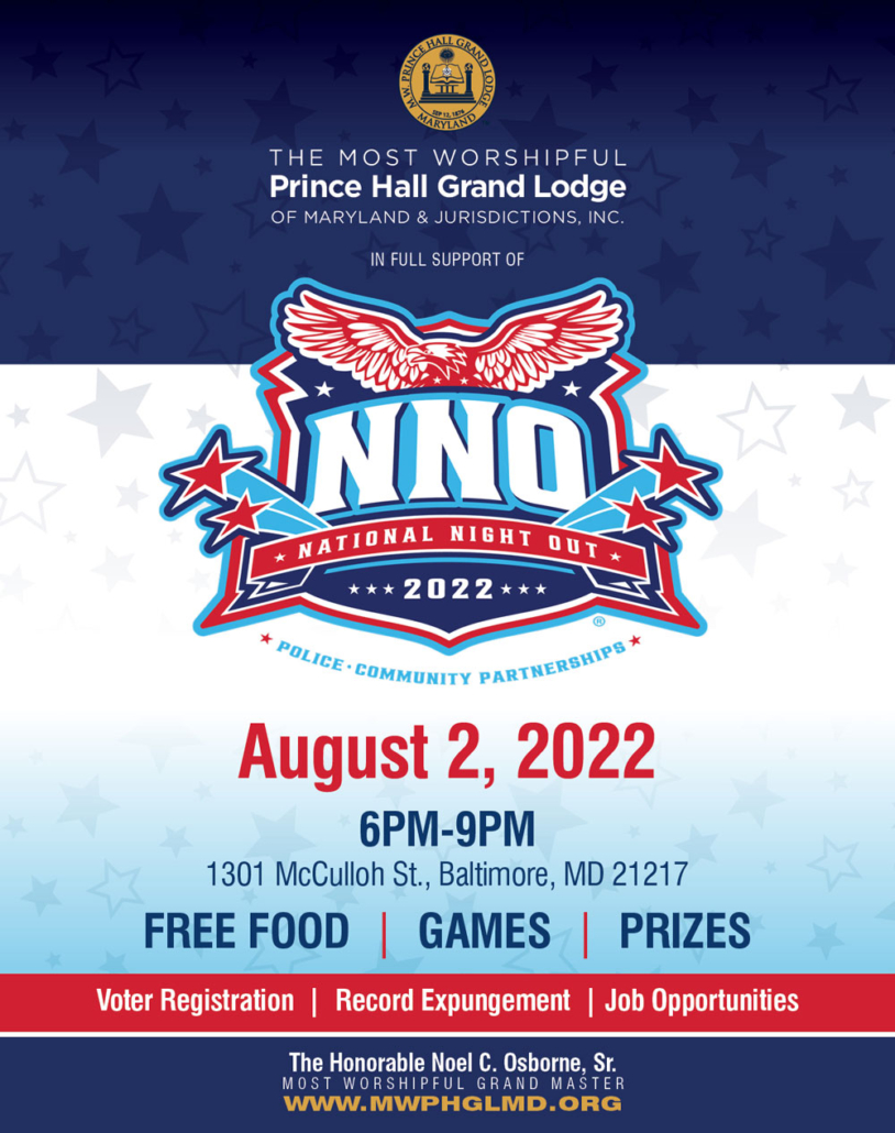 National Night Out 2022 MWPHGLMD